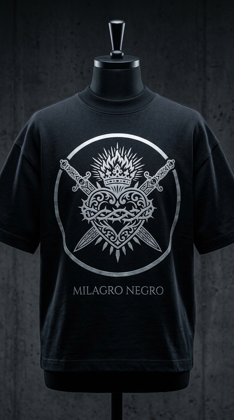 Playera Obsidian Noir Frontal